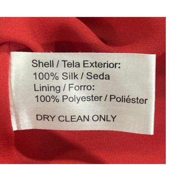 Oscar de la Renta Vintage Silk Floral Pleated Skirt Size 10 - Picture 3 of 7